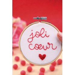 Kit Joli Coeur en broderie  - 2