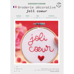 Kit Joli Coeur en broderie  - 1