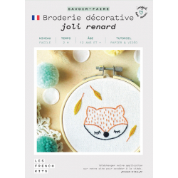 Kit Joli Renard en broderie  - 1