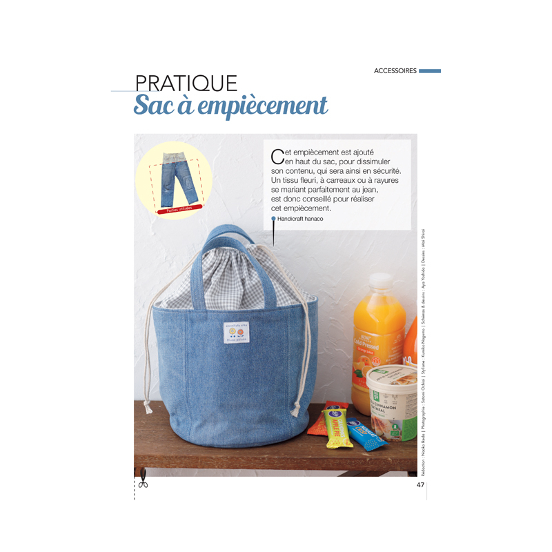 Coudre c'est facile n°80 - Upcycling Jeans intemporel Magazine Couture