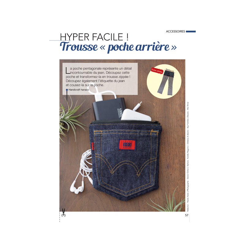 Coudre c'est facile n°80 - Upcycling Jeans intemporel Magazine Couture