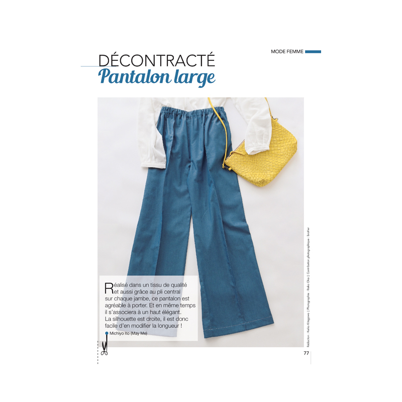 Coudre c'est facile n°80 - Upcycling Jeans intemporel Magazine Couture
