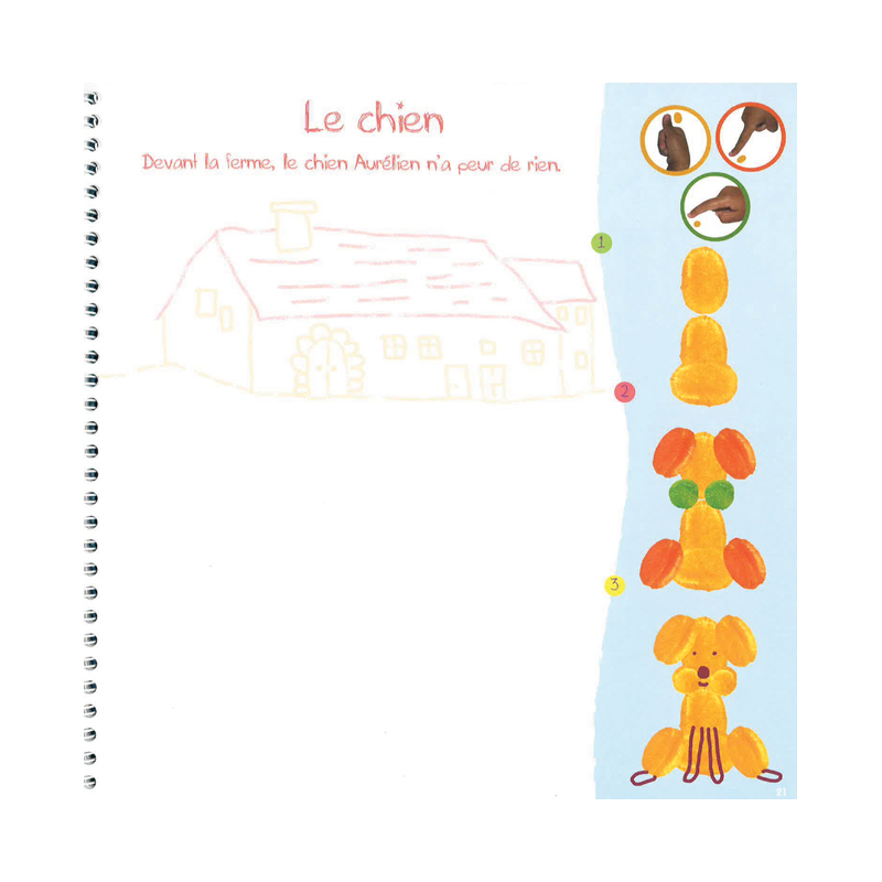 Livre Peinture au Doigt: Pour Les Enfants à Partir de 2 Ans | Animaux  Mignons Pages à Peindre | Mon Premier Livre d'activités Manuelles | Grand  Livre