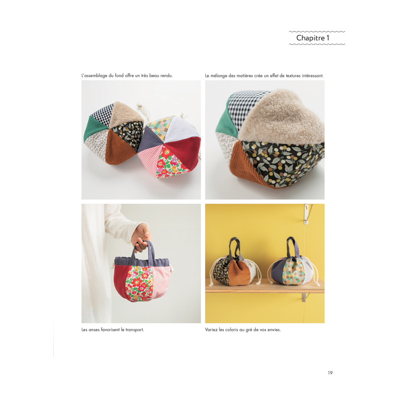 Accessoires en chutes de tissus Accueil