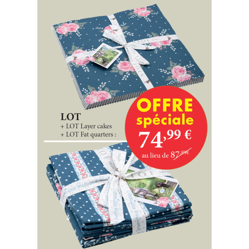 2 Lots de tissus Home