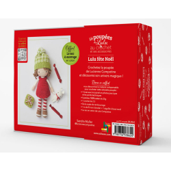 Lulu fête Noël : Coffret Poupée de Lulu au crochet et ses accessoires Kit Crochet Lulu fête Noël : Coffret Poupée de Lulu au crochet et ses accessoires Kit Crochet