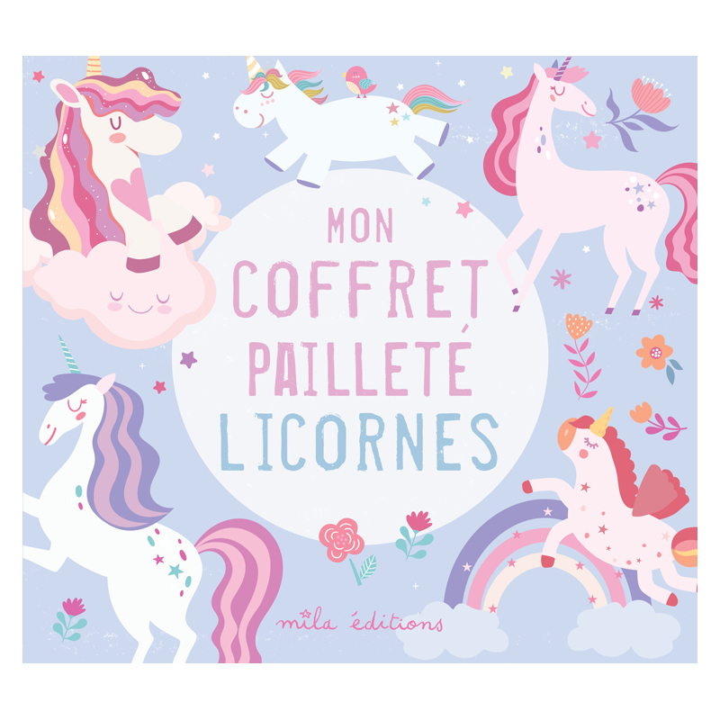 Mon coffret pailleté licornes - MILA