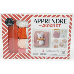 Kit Starter - Kit pour apprendre les bases du crochet - Niveau débutant