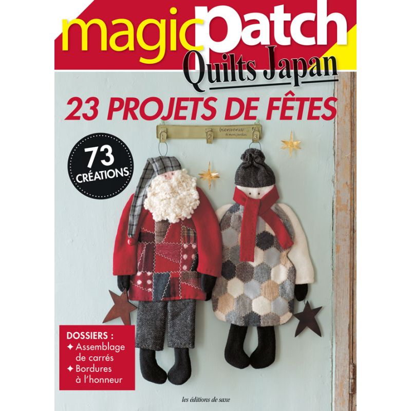 Magic Patch Quilts Japan n°36 - 23 projets de fêtes Livre Patchwork