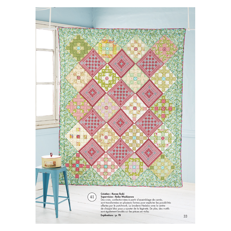 Magic Patch Quilts Japan n°36 - 23 projets de fêtes Livre Patchwork