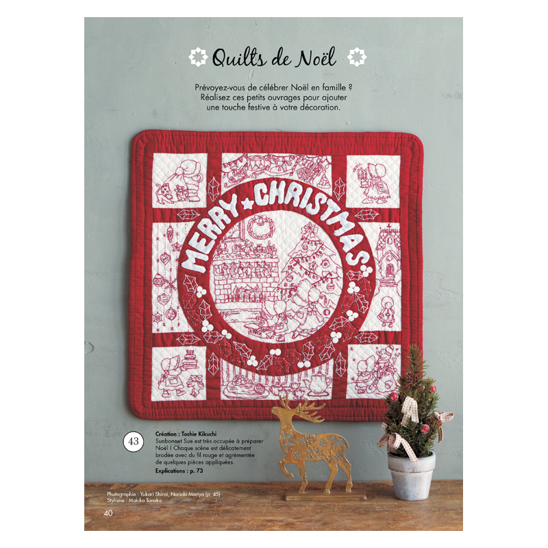 Magic Patch Quilts Japan n°36 - 23 projets de fêtes Livre Patchwork