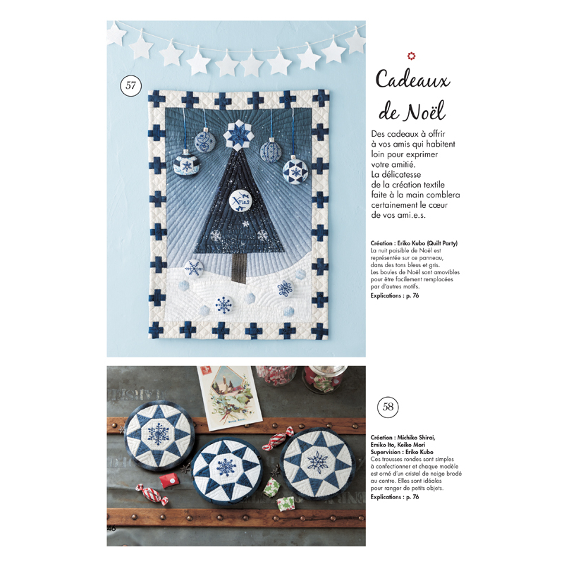 Magic Patch Quilts Japan n°36 - 23 projets de fêtes Livre Patchwork