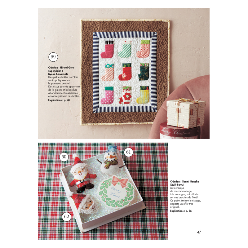 Magic Patch Quilts Japan n°36 - 23 projets de fêtes Livre Patchwork