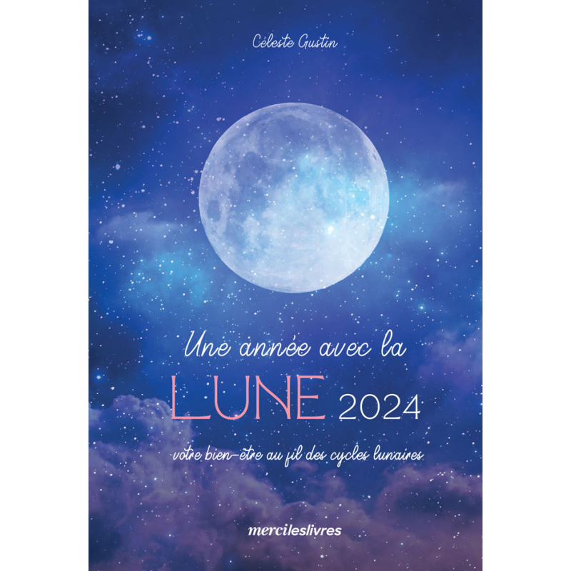 Calendrier lunaire 2024, calendrier des phases de lune | Sticker