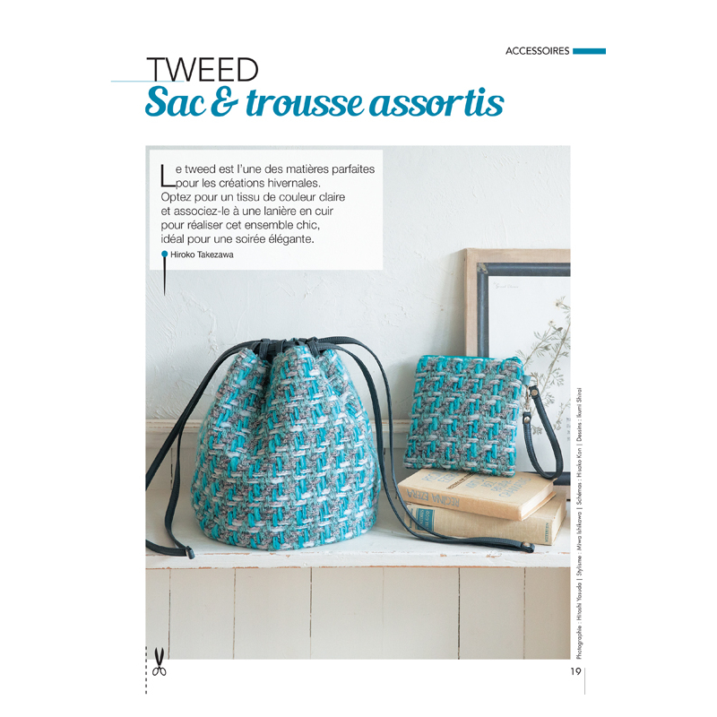 Coudre c'est facile n°82 - 37 créations spécial hiver douillet Magazine Couture