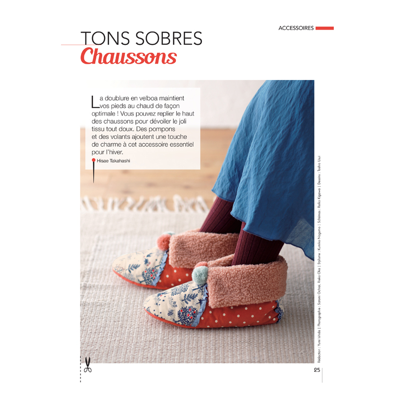 Coudre c'est facile n°82 - 37 créations spécial hiver douillet Magazine Couture