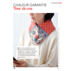 Coudre c'est facile n°82 - 37 créations spécial hiver douillet Magazine Couture
