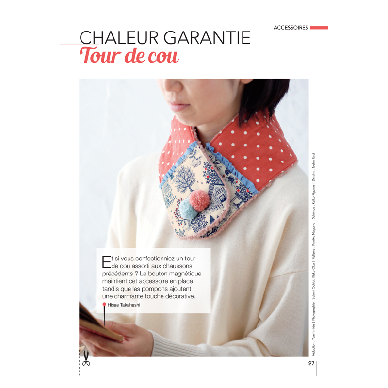 Coudre c'est facile n°82 - 37 créations spécial hiver douillet Magazine Couture