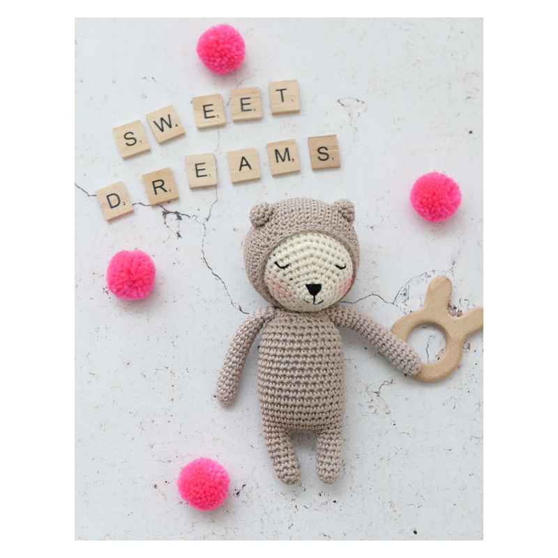 Modèle crochet – Ourson amigurumi pour bébé Modèle à télécharger Modèles
