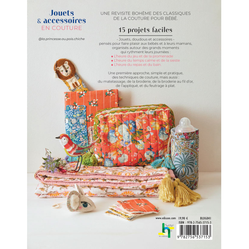 Jouets & accessoires en couture : livre couture bébé