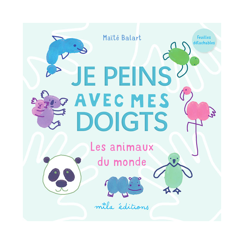 Je peins avec mes doigts...