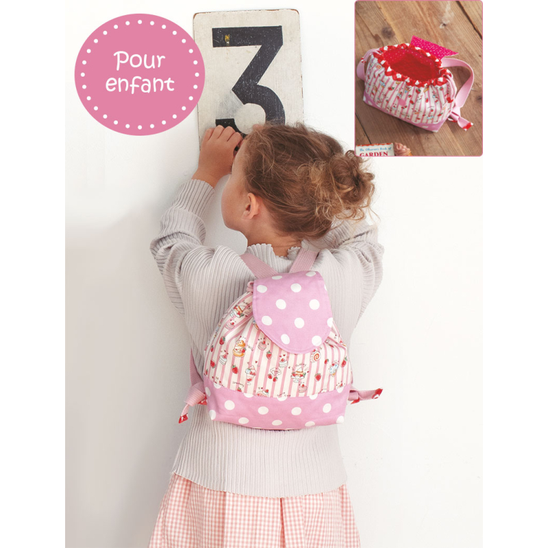 Modèle couture enfant – Sac à dos façon pochon Modèle à télécharger Modèles