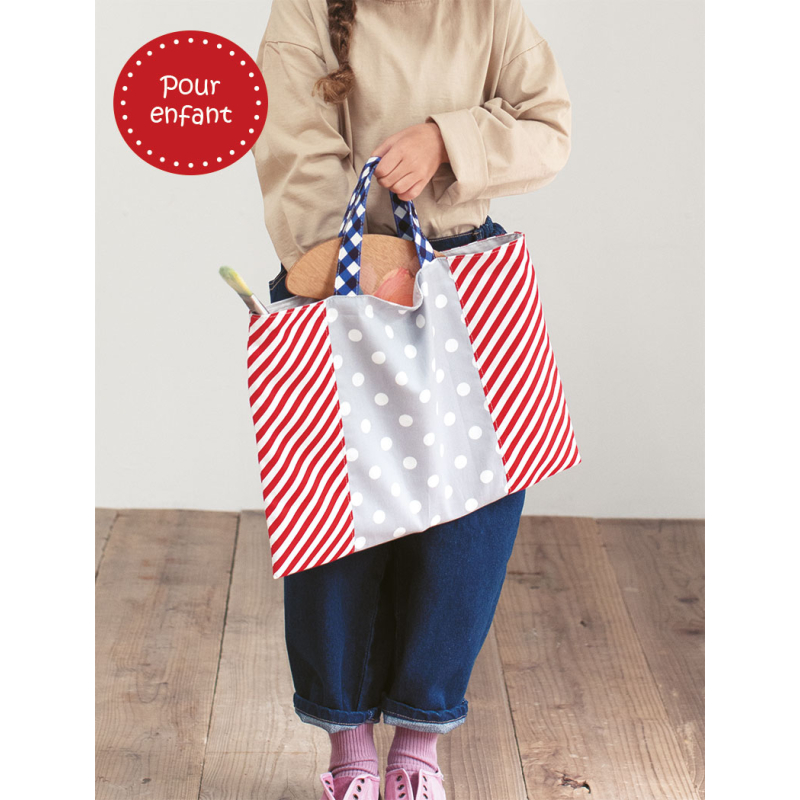 Modèle - Tote bag enfant en couture Modèle à télécharger Modèles
