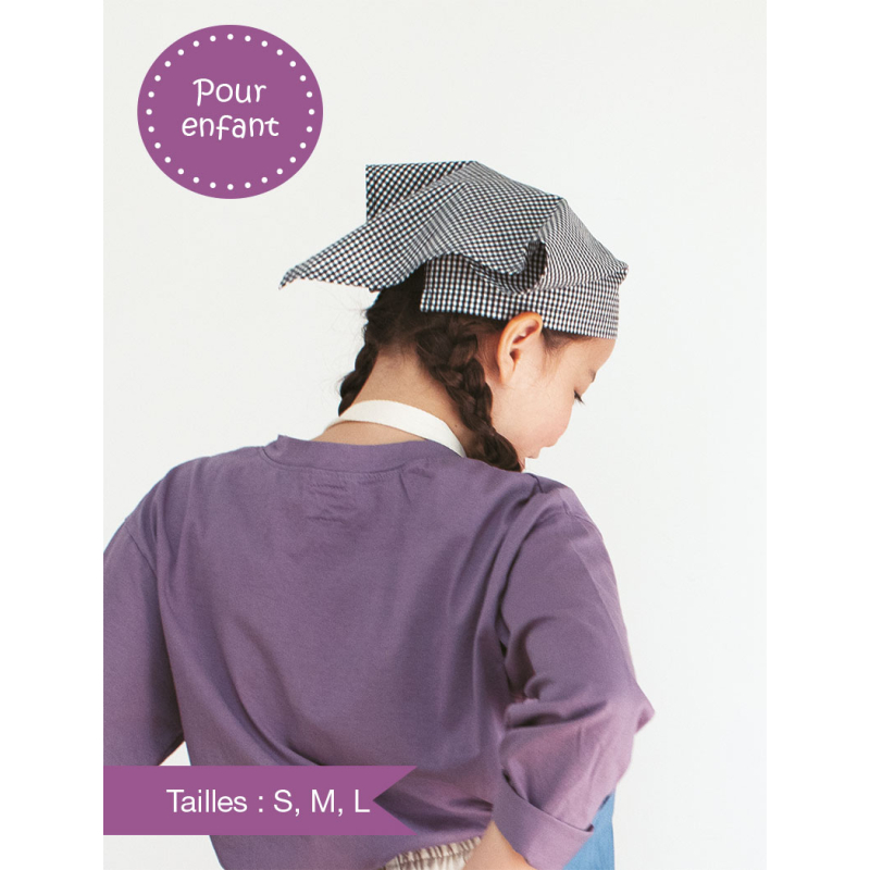 Modèle - Fichu enfant en couture Modèle à télécharger Modèles