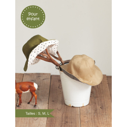 Modèle - Chapeau enfant en couture Modèle à télécharger Modèles