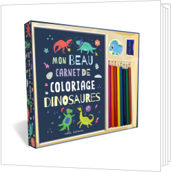 Mon beau coffret de coloriage - Dinosaures