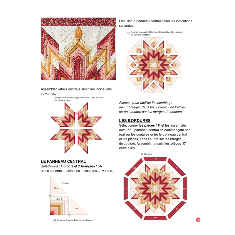 Quilts Stars Livre Patchwork