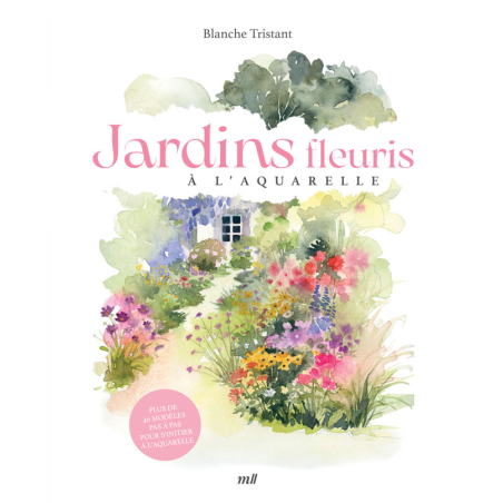 Jardins fleuris à l'aquarelle Beaux-Arts