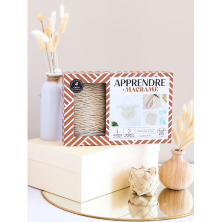 Coffret apprendre le macramé DIY