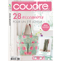 Coudre c'est facile n°86 : 28 accessoires pour un été joyeux ! Magazine Couture