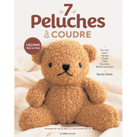 7 peluches à coudre