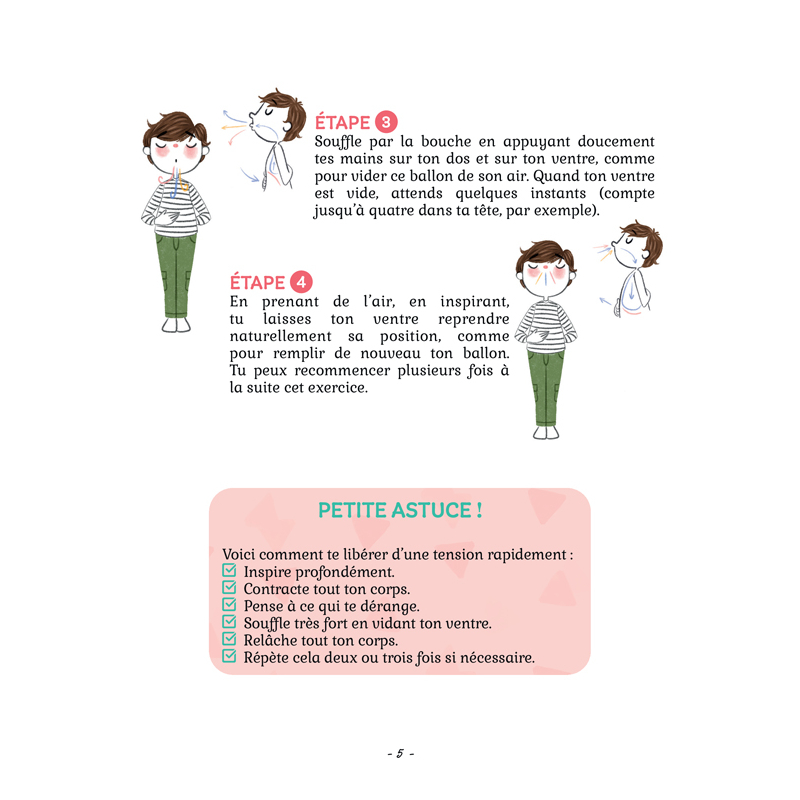 Mon petit guide de bien-être à l'école Livre Jeunesse