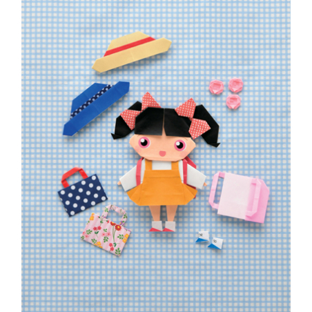 Poupées en origami & leur dressing