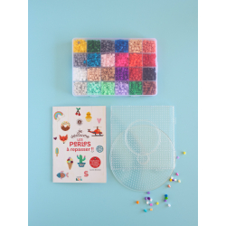 Lot de 2 coffrets créatifs KIDS – Perles à repasser et bracelets brésiliens Lot COFFRETS