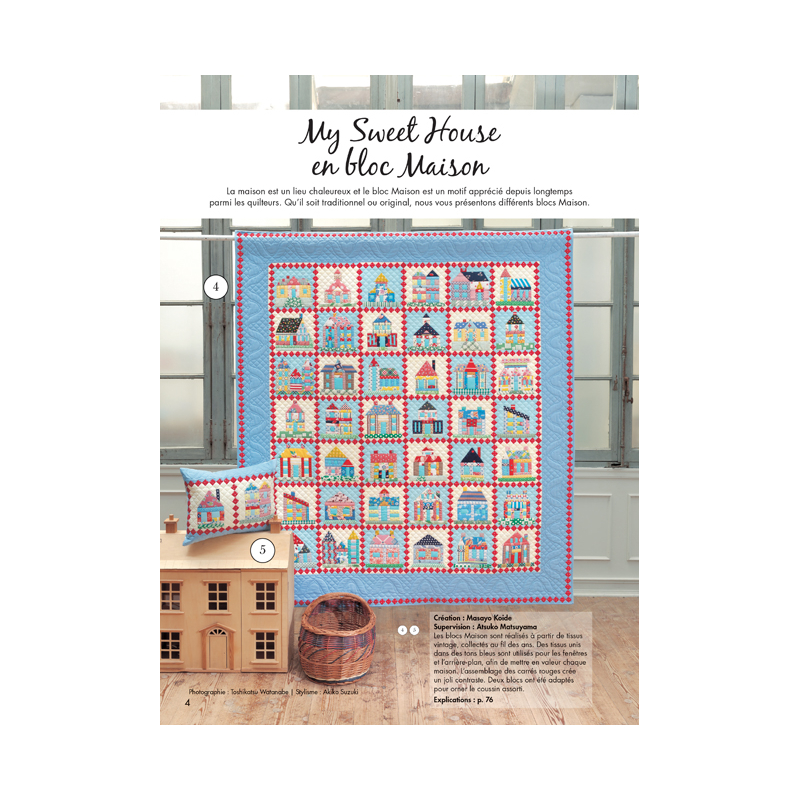 95 jolis projets - Quilts Japan N°38 Magazine Patchwork