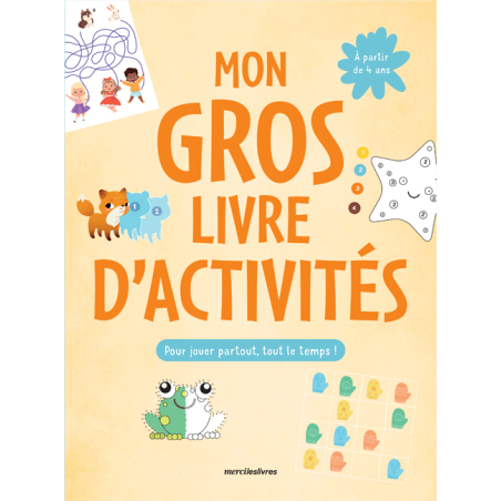 Mon gros livre d'activités - Livre DIY jeunesse