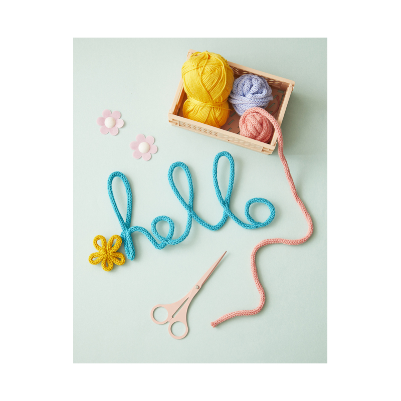 Kit Tricotin Manuel 3 Pièces - Outil DIY Pour Enfants - Développe Créativité Et Coordination Main-œil