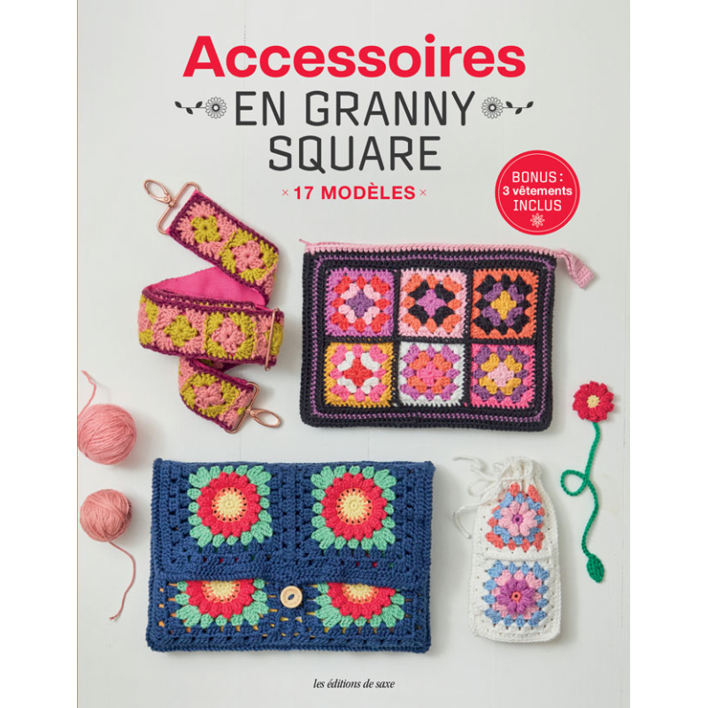 Accessoires en granny squares Crochet