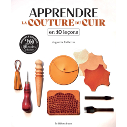 Apprendre la couture du cuir en 10 leçons - Livre Couture