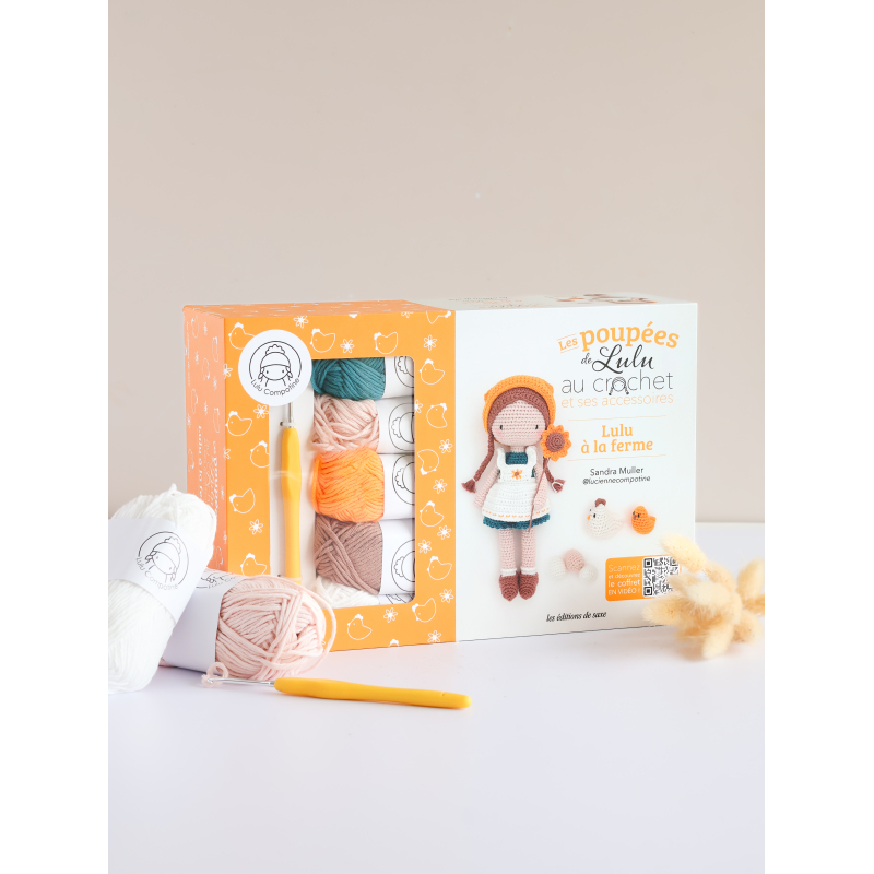 Coffret Lulu à la ferme Kit Crochet