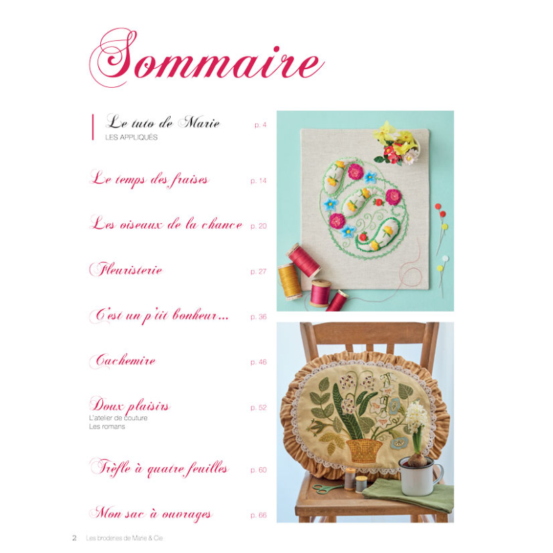 L'appliqué rebrodé - Les Broderies de Marie Livre Broderie