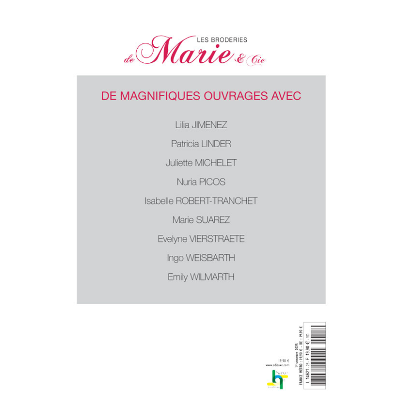 L'appliqué rebrodé - Les Broderies de Marie Livre Broderie