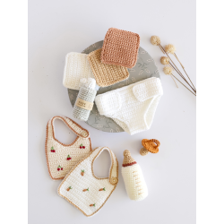 Dressing pour poupon au crochet