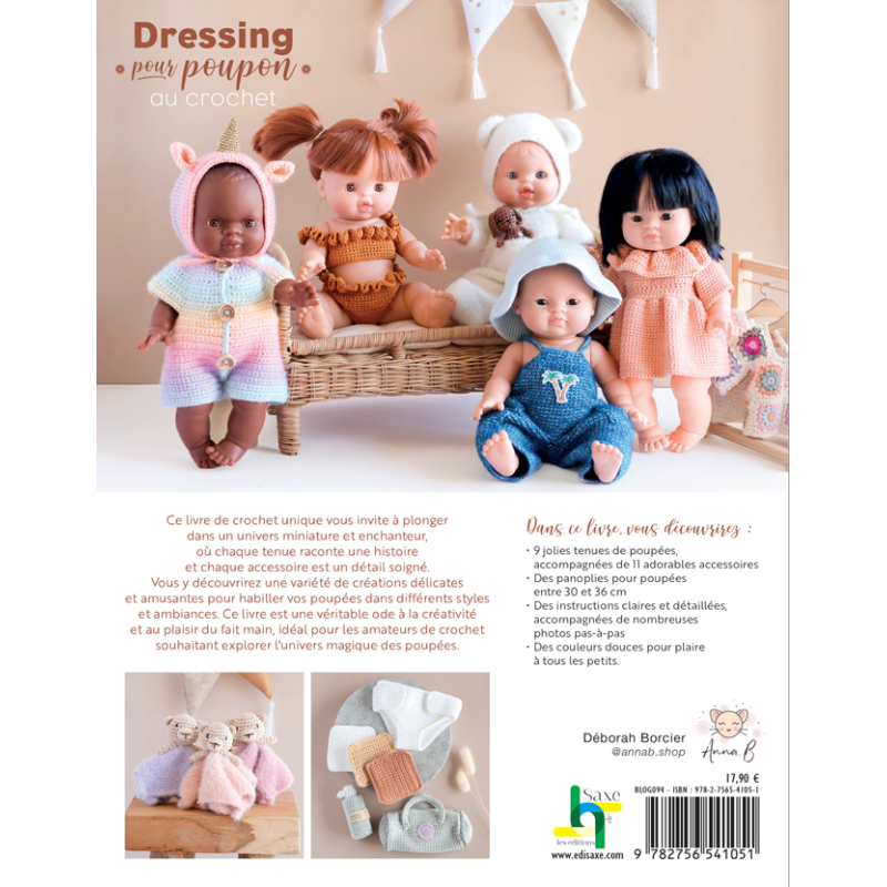 Dressing pour poupon au crochet Crochet