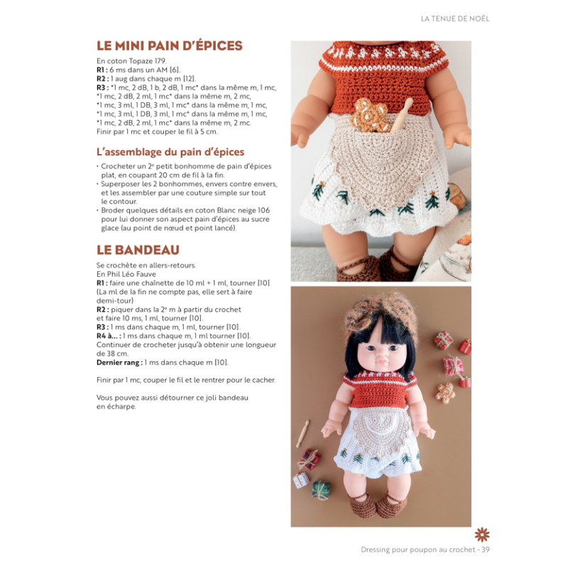 Dressing pour poupon au crochet Crochet