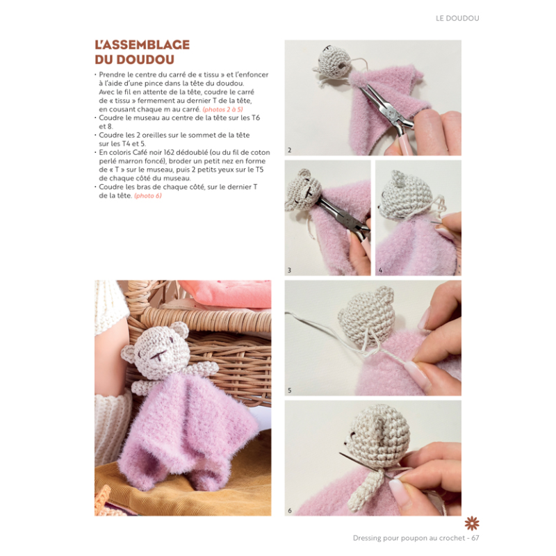Dressing pour poupon au crochet Crochet